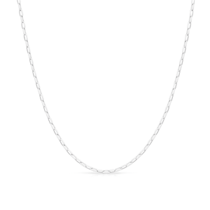 Corrente 45CM Elos Cartier Oval em Prata 925 - PL27223